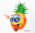 Hoydenish Pineapple PVC Badge