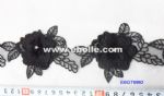 Flower Embroidered Patch