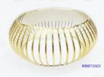 Metal Bangle with Gold Finish