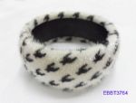 Plastic Bangle with Floss Covered