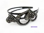 Plastic Headband with Rhinestones