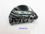 Plasitc Hair Claw with Metallic Finish