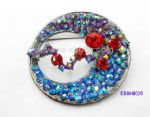 Colorful Diamond Brooch