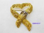 Metal Brooch in Belt Shape