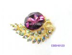 Amethyst Brooch