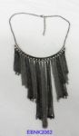 Metal Chain Tassel Necklace