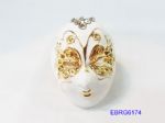Enamelled Mask Alloy Ring