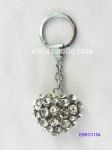Diamond Heart Keychain