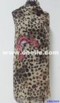Leopard Scarf with Red Heels Printing