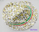 leopard print staw hat for men
