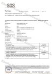 Test Report of Lead Free By SGS