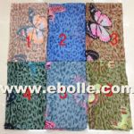 Butterfly print scarf