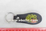 Leather keychain