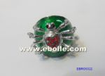 Spider ring with rhinestones