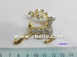 Sika deer brooch