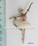 Ballet dancer brooch