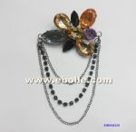 Crystal brooch