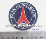 jacquard patch in eiffel tower design