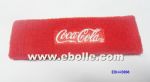 cotton with terry headband with embroidery logo
