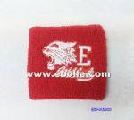 cotton with terry wristband with embroidery logo
