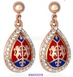 Engraved and vintage vintage earring