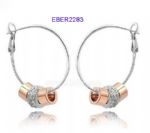 Stainless steel hoop earring
