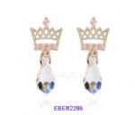 Shinny crown earring
