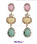 Diamantes rhinestone drop earring