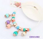 Plastic beads necklace