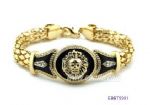 Head gold plated bracelet