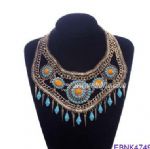 Rivet charms necklace