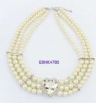 Pearls gem necklace