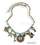 Vintage multivariety charms necklace