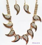 Eye design of gold plated Clavicular chain