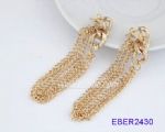 Gold plated drop earrings