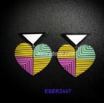 Ombre fashion stud earrings