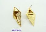 Irregular shaped stud earrings