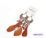 Vintage classical feather earrings