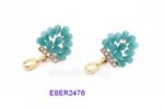 Turquoise design of drop earrings