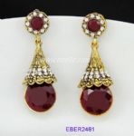 Vintage resin drop earrings