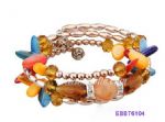 Cute multilayers acrylic bracelet