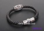 Men's leather bracelet