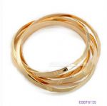 Gold plated sheet bracelet