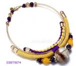 Metal loop bracelet