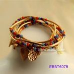 Colorful multilayers seed bracelet