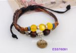 Multilayers leather bracelet