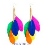 Feather earrings