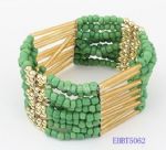 Bohemia style of tassels seed beads bracelet