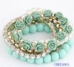  Flowers elastic bracelet