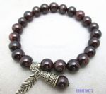 Garnet with pendant bracelet